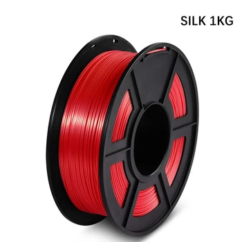 

PLA silk Filament pla 1KG SILK Effect For 3D Printers Filament 330M 2.2lbs Silk Texture Refills Biodegradable Material