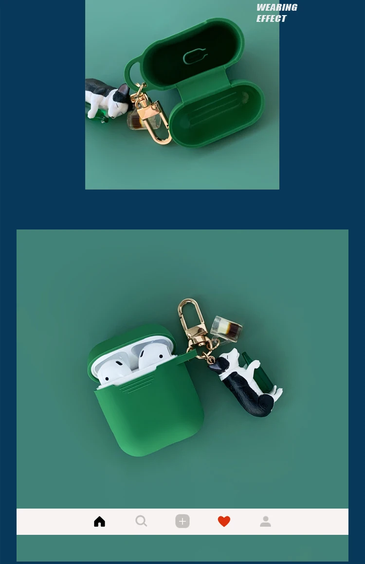 Для Apple Airpods чехол Drunk Corgi беспроводной Bluetooth защитный чехол для наушников зарядная коробка Защитная крышка для Airpods