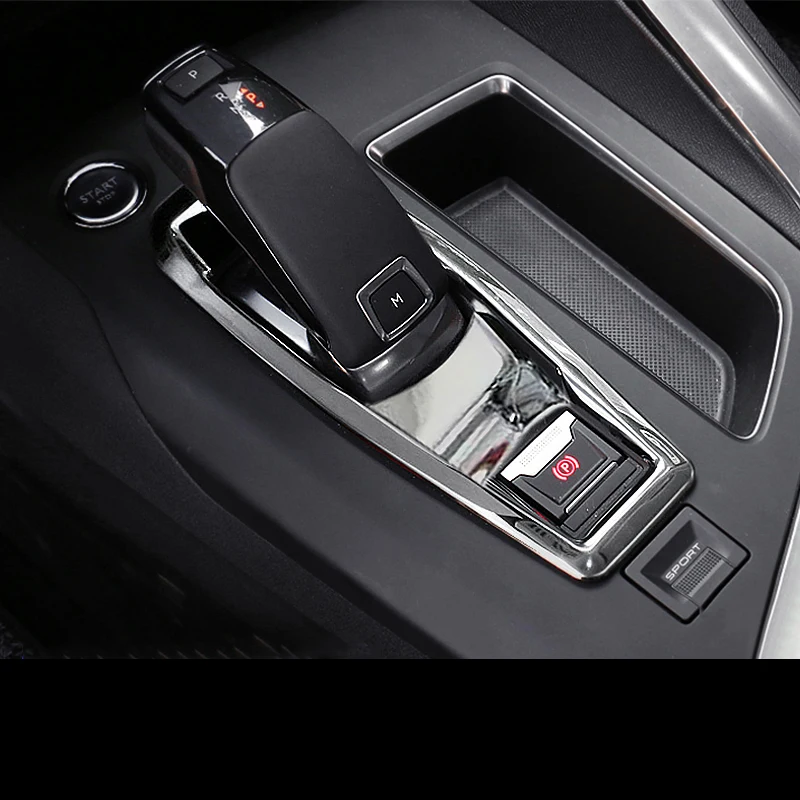 Автомобильная рама переключения передач отделка украшение Стайлинг для Peugeot 3008