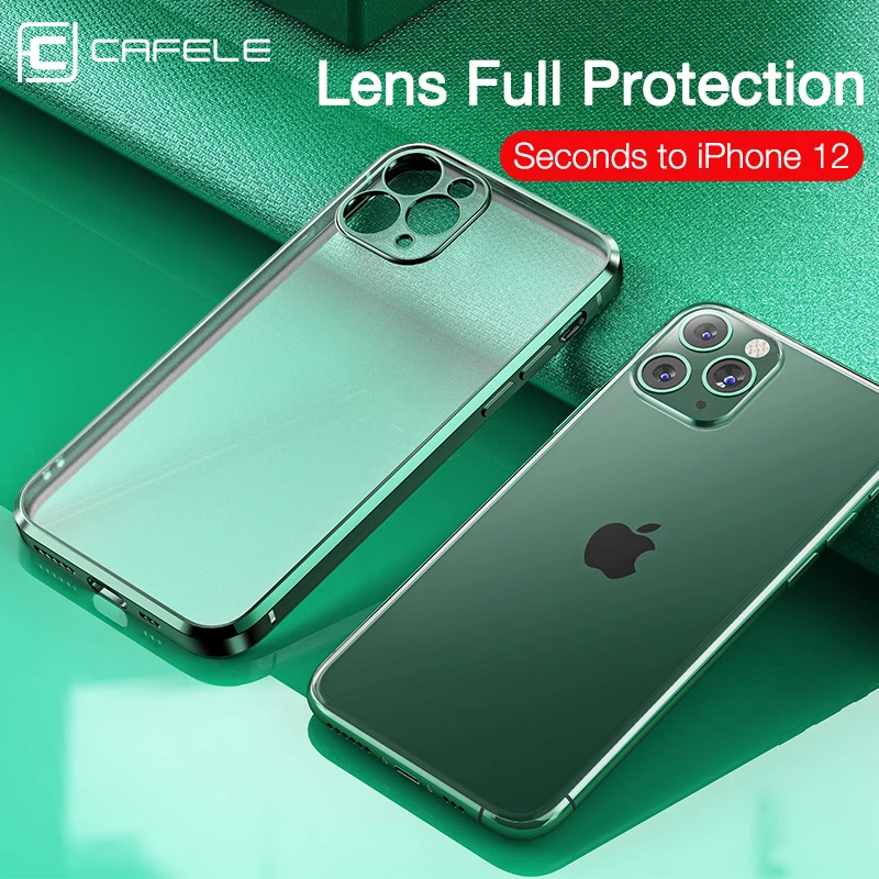 Чехол Cafele для iPhone 12 11 Pro Max роскошные мягкие силиконовые чехлы Mini прозрачная