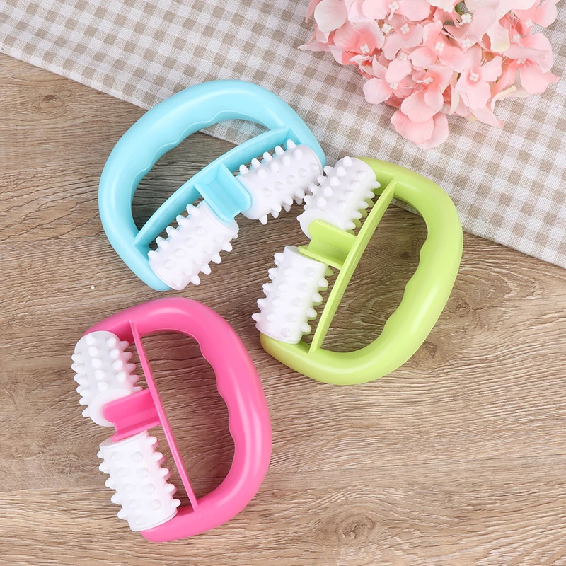 Handle Cell Roller Massager Slimming Body Leg Foot Hand Neck Mini Ball Massager Fat Cellulite Control Pain Relief Roller Massage