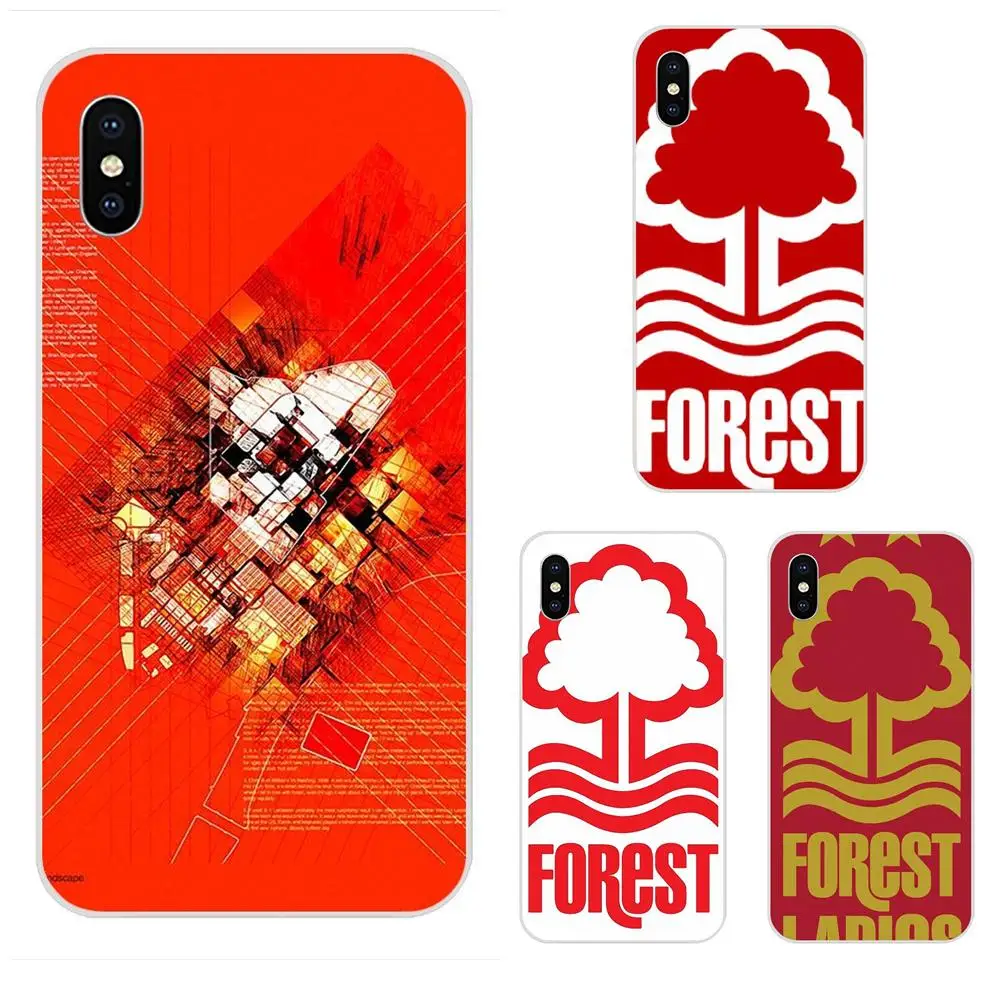 

Soft TPU Case Capa Cover Nottingham Forest Football Club For Apple iPhone 4 4S 5 5C 5S SE 6 6S 7 8 Plus X XS Max XR