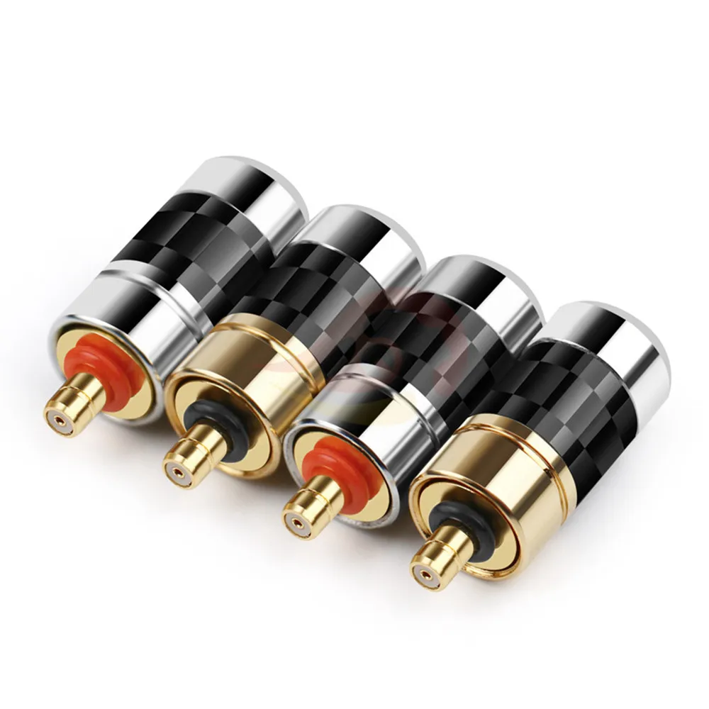 DIY Earphone Pins Metal Adapter For UE Live UE6 UE6Pro Headphone Audio Jack Gold Plated Beryllium Copper Wire Connector