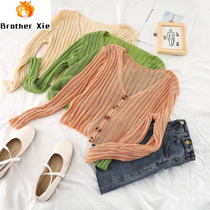 

Women Sweaters 2020 New Fashion Knit Women Clothing Black White Green Purple Female Cardigan Spring Autumn