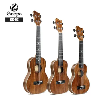 

koa 21 inch 24 inch ukulele wholesale GK-92 thin barrel full acacia