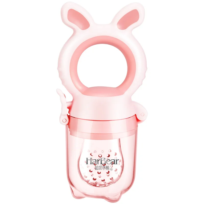 

Infant Eat Fruit Food Supplement Fresh Food Feeder Teether Fruit And Vegetable Music Molar Rod Silicone Nipple Baby Bite Play Us