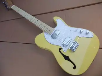 

Wholesale New Guitar Electric Guitar Tel Model With F hole In Yellow 110119
