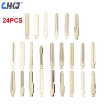 CHKJ, 24 шт./лот, металлический пустой неразрезанный флип KD, дистанционный ключ, лезвия для KD900, пульты для KD, серии B, NB, пульт дистанционного управления, слесарный инструмент
