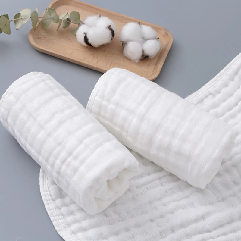 Baby Cotton Long Square Towel Gauze Bath Towel Newborn Feeding Burp Cloth