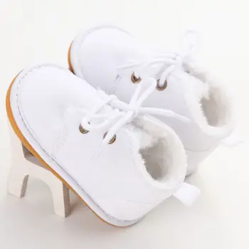 

2019 Brand Casual Newborn Infant Girl Boy Baby Snow Booties Fur Boots Winter Warm arrival Style little Kids Strappy Shoes 0-18M