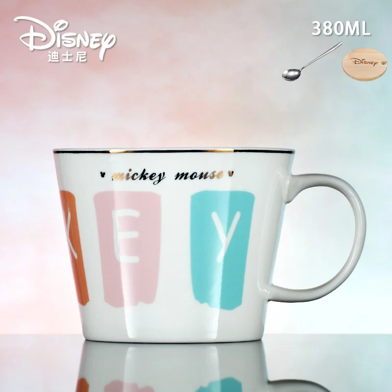 Дисней Минни Микки мультфильм чашка для воды Кофе Молоко чай завтрак керамическая кружка домашний офис Коллекция чашки фестиваль подарки для детей - Цвет: 1