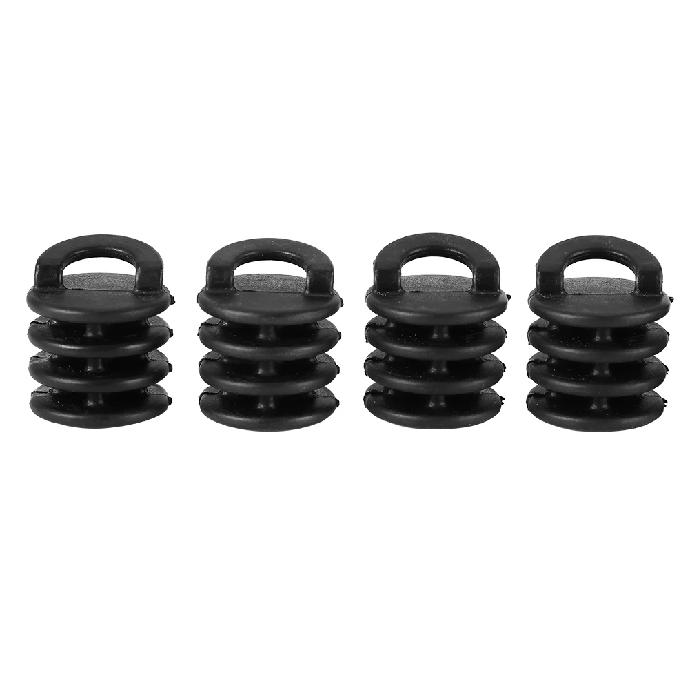 

New 4 Pcs Water Sports Portable Boat Rubber Stoppers Canoe Kayak Boat Scupper Stopper Bungs Drain Holes Plugs Accessories