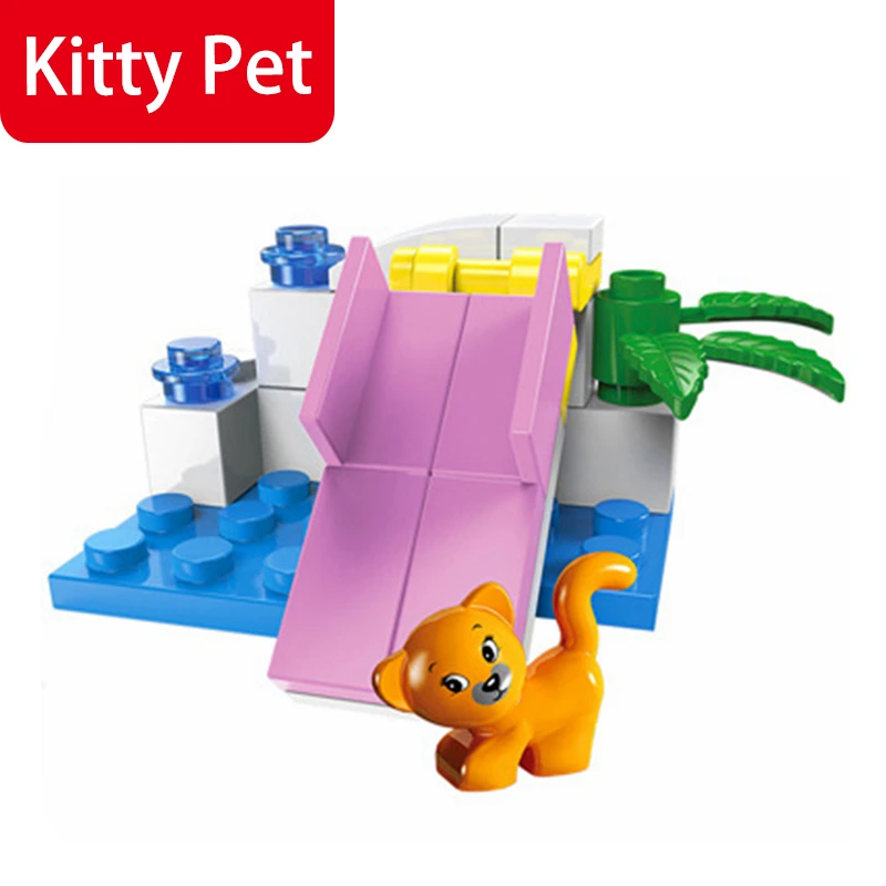 cat building toys