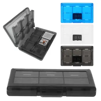 

12+2 Slots Protective Case Game Memory Cards Cartridge Holder Storage Box Organizer Portable for Switch B85B