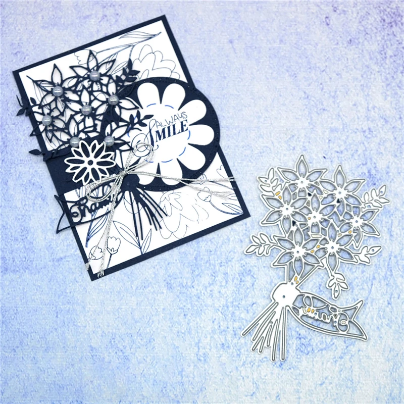 

GJCrafts Flower Dies Bouquet Metal Cutting Dies for Card Making Scrapbooking Dies Embossing DieCut Stencil Craft New 2019 Dies