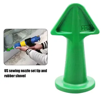 

5pcs Rubber Bathroom Sealant Nozzle Applicator Finishing Tile Grout Scraper Repairing Brick Joints Smooth Edge Caulking Tool Kit