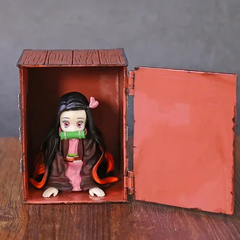 

Anime Demon Slayer Kimetsu No Yaiba Kamado Nezuko Q Version Mini PVC Figure Figurals Model Toy