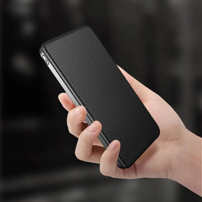 10000 мАч power Bank Тонкий портативный Chager Мобильная Внешняя батарея 2USB bank Poverbank для Xiaomi
