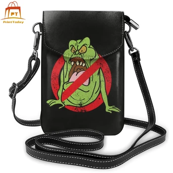 

Ghostbusters Kids Shoulder Bag Slimer Leather Bag Crossbody Women Women Bags Street Student Slim Pattern Purse