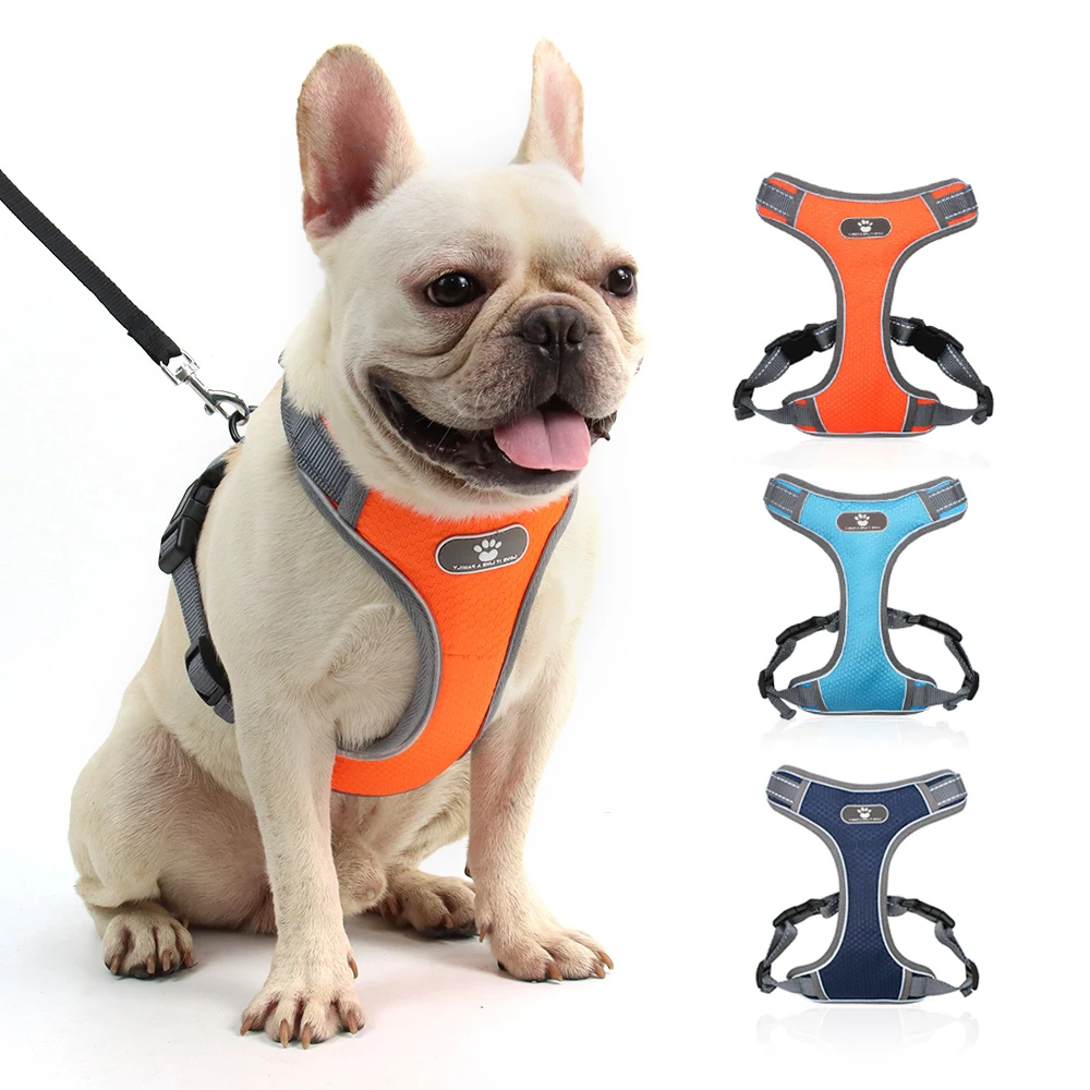 Professional Dog Harness Mesh Breathable Vests JSW Mall