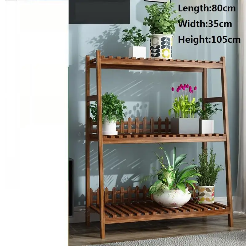 Для Huerto Urbano Madera Etagere Планте escanteria Escalera Balkon завод стойки балкон полка открытый Dekoration цветок стенд - Color: Number 5