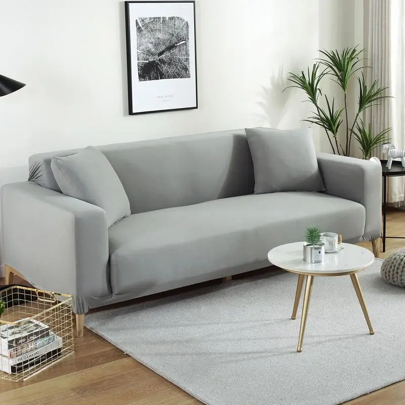 light grey1 Эластичный чехол на диван для гостиной откидной Чехол для дивана съемный протектор мебели современный угловой диван полотенце подлокотник чехол - Цвет: light grey1