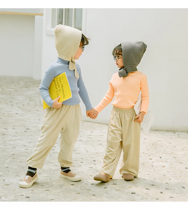 Spring Clothes 2020 New Korean Children's Clothes Girls' High-necked Long-sleeved Shirt