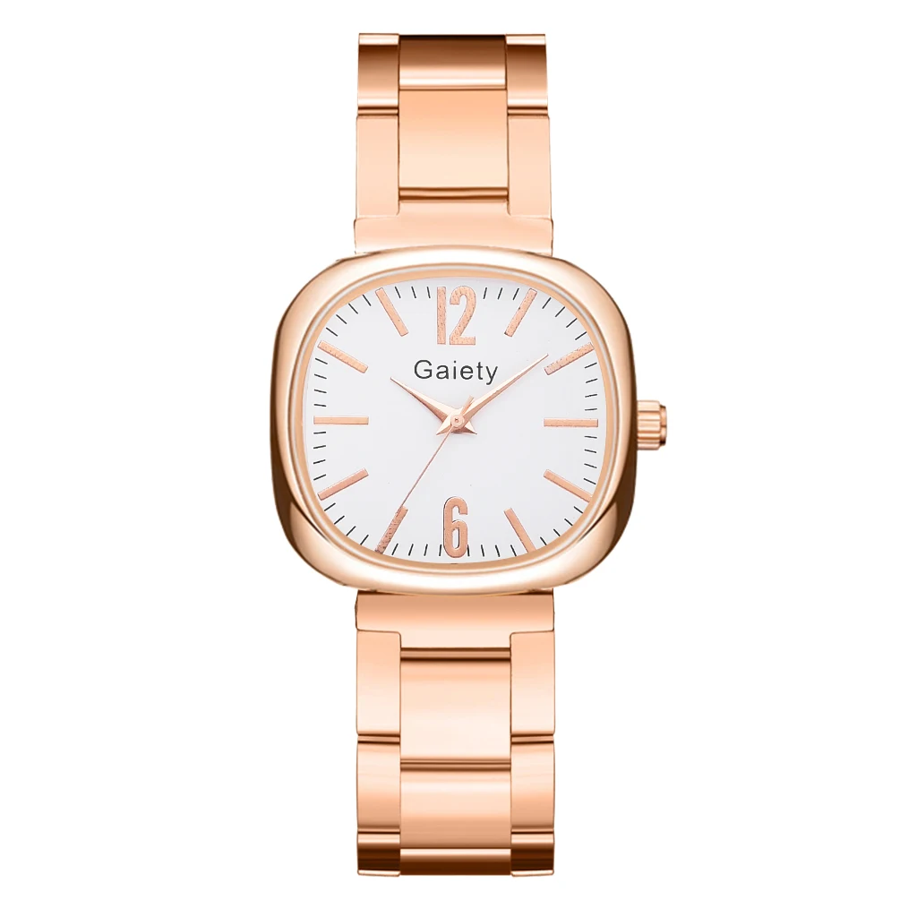 2022 New 2 PCS Gold Luxury Rhinestone Watches Set Women Quartz Bracelet Watches Ladies Dress New Wristwatch Clock Relogios 