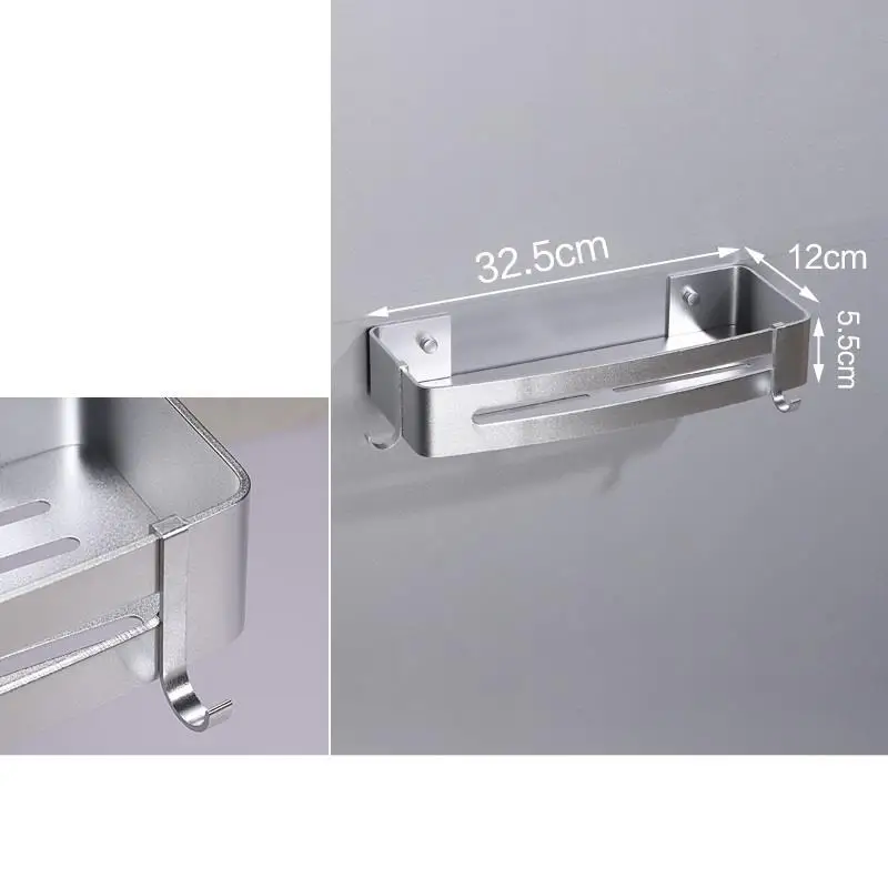Number 7 Держатель для фена Etagere Rack Banyo Aksesuarlari Badezimmer полки для душа Salle De Bain аксессуары для ванной комнаты настенная полка - Цвет: Number 7