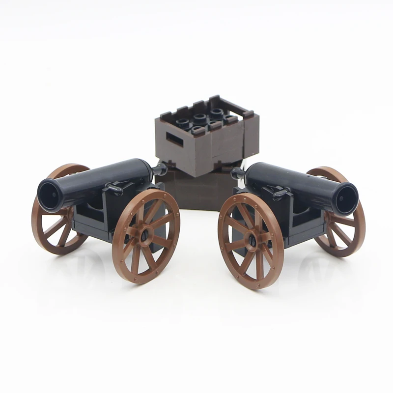 LegoINGlys WW2 Military Building Blocks Roman Army Medieval Soldier Cannon Accessories Brick Parts Gun Carrier Weapon Model Toys (3)