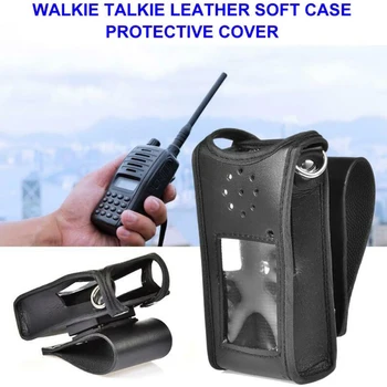 

Walkie Talkie Leather Cover 13*6*4cm For Baofeng UV-9R PLUS UV-XR GT-3WP BF-9700