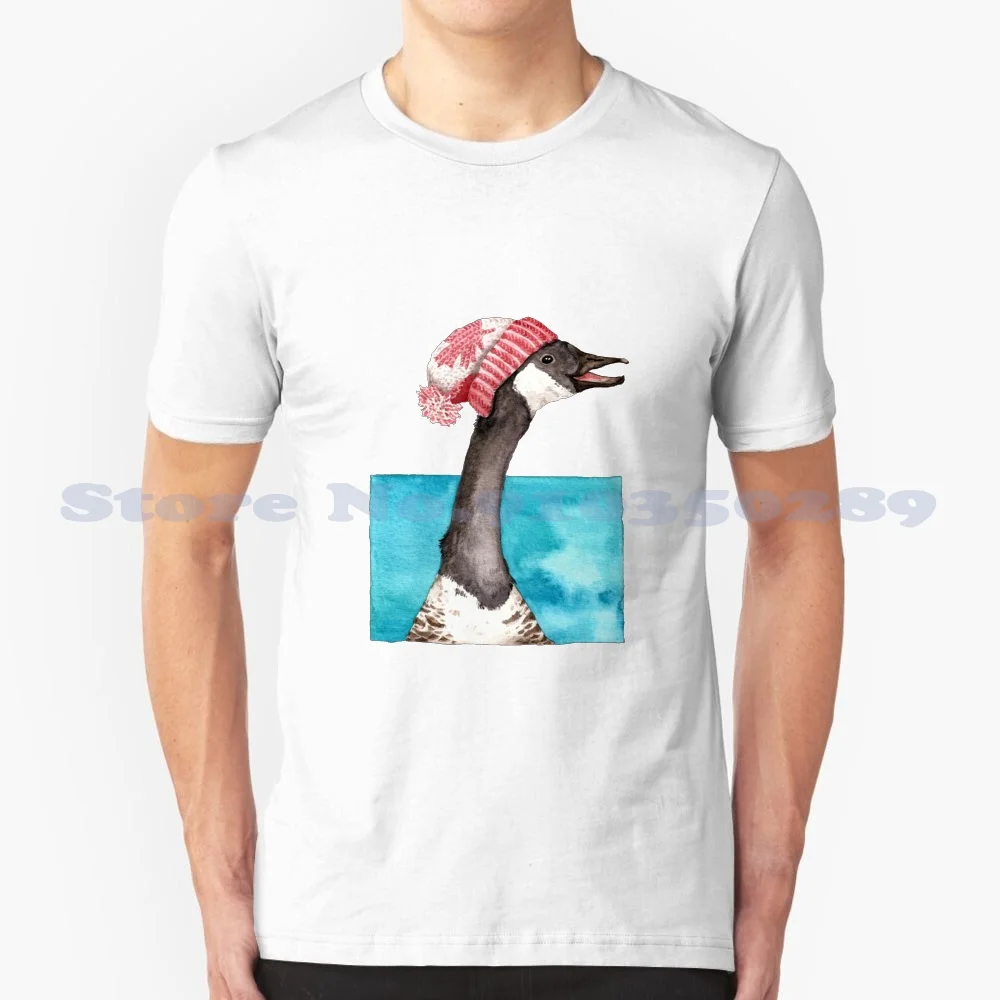 Felice In Un Canada Toque Personalizzato Divertente Vendita Calda Tshirt Oca Oca Canada Uccelli In Cappelli Inverno Felice Divertente Divertente Vacan