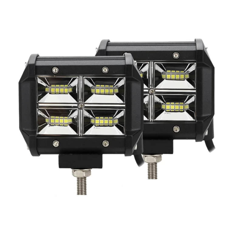 

6000K Spotlight car LED work light square 16 light 48W auxiliary light modified motorcycle off-road vehicle headlight