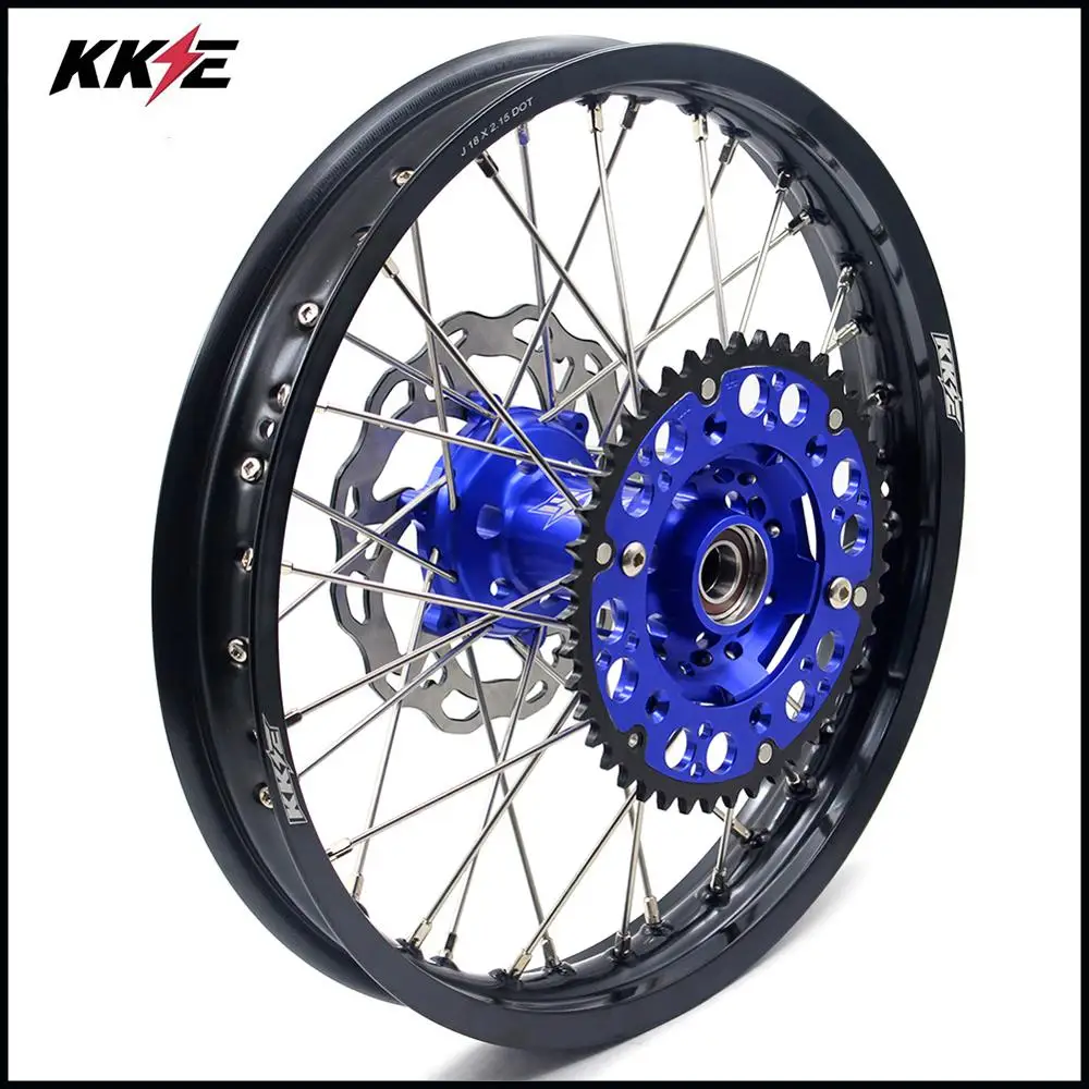 Комплект колес для эндуро KKE 21 & 18 HUSQVARNA TE TC FE FC 125 250 300 350 450 2014 2019 синие
