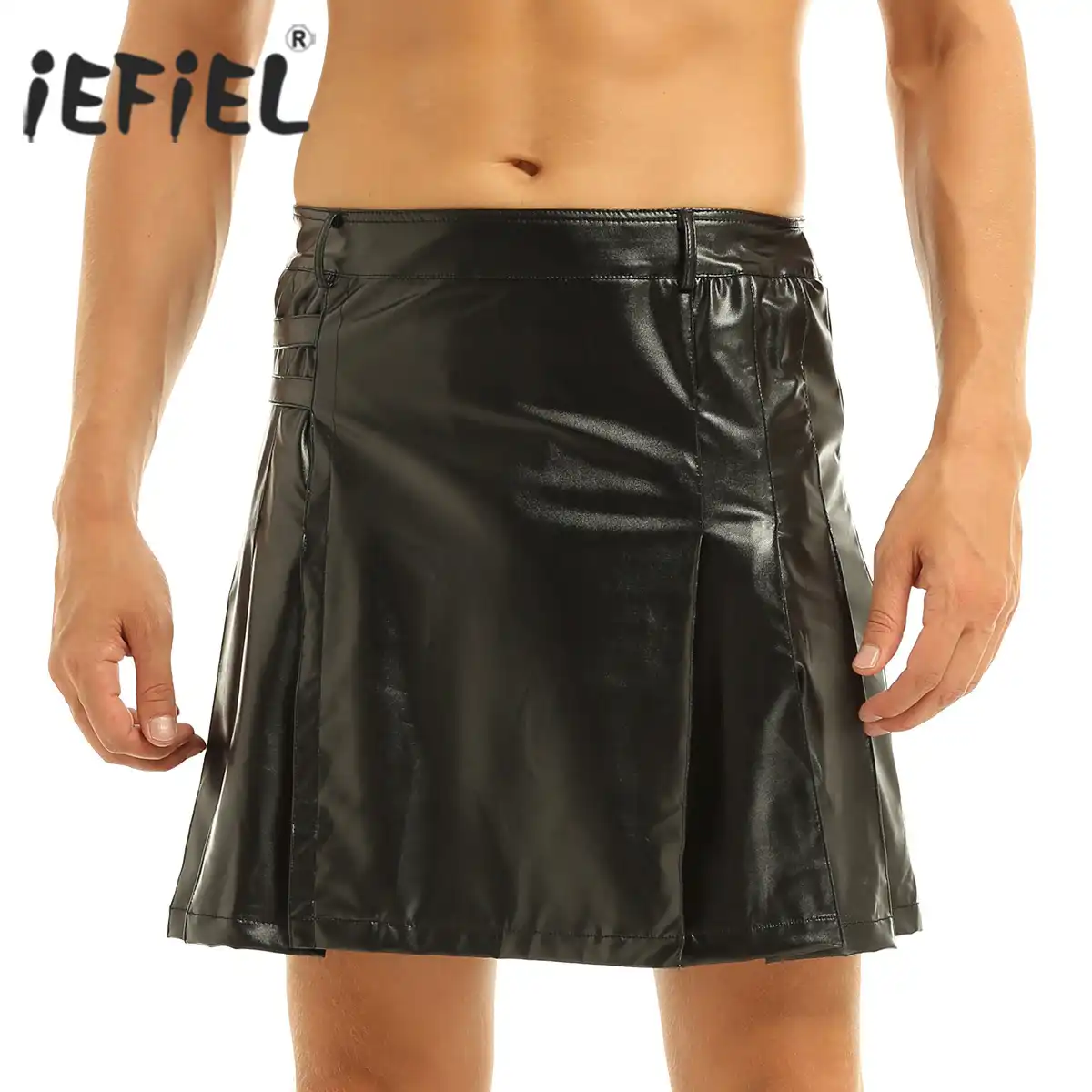 iEFiEL Mens Spandex Sexy Shorts Mini Sissy Skirt Wrap Style with Side  Zipper Closure for Gay Nightclub Cosplay Party Clubwear|mens shorts|men  shorts stylemens style shorts - AliExpress