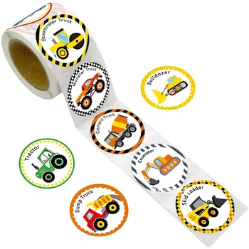 

Truck Stickers For Kids Perforated Stationery Engineering Vehicle Stickers Construction Car Birthday Party For Children Reward