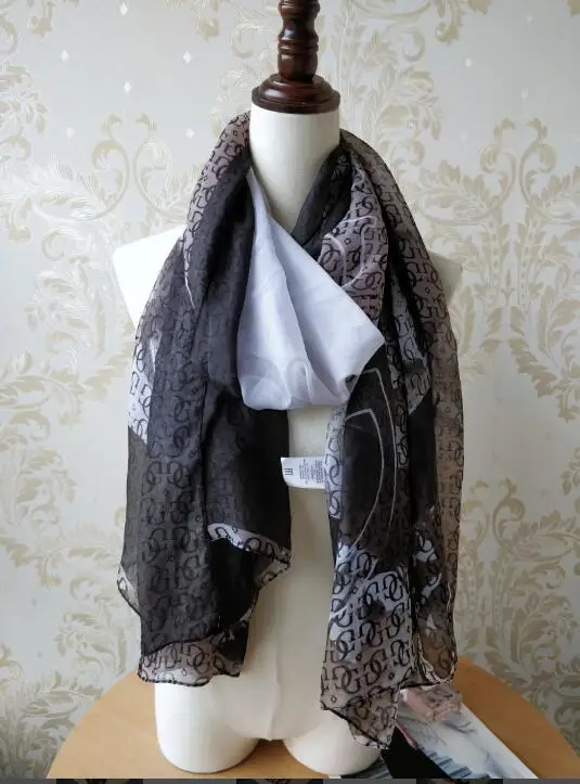 Итальянский модный Бренд liu. jo женские шарфы, летние модные шарфы высокого качества - Цвет: Темный хаки