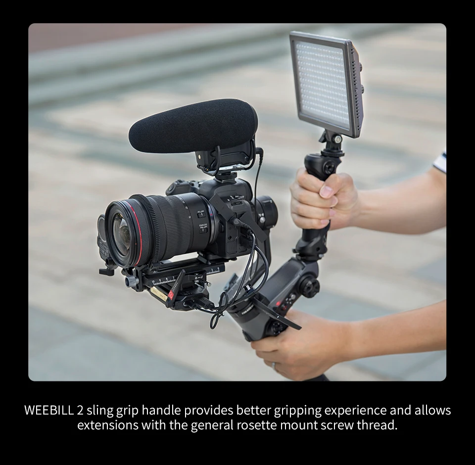 Zhiyun WEEBILL 2 Gimbal for DSLR Camera Mirrorless Cameras Professional Video Stabilizer for DSLR & Mirrorless Camera Sony A7R3