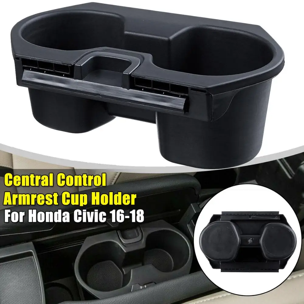 

Central Control Armrest Cup Drink Holder Water Cup Drink Bottle Storage Holder Organizer Stand For Honda Civic 2016 2017 2018