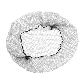 

TINKSKY 100pcs Hair Nets Invisible Elastic Edge Mesh (Black)
