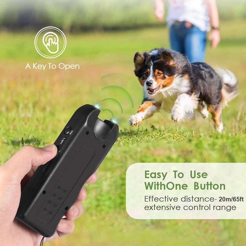 Benepaw Ultrasonic Dog Repeller Efficient Anti Bark Dog Deterrent Pet Behavior Training Safe Stop Barking Device Control
