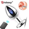 Anal Vibrator Butt Plug Vagina Vibrator Stainless Steel Anal Plug Adult Sex Toys for Man Wireless Remote G-spot Clit Stimulator 1