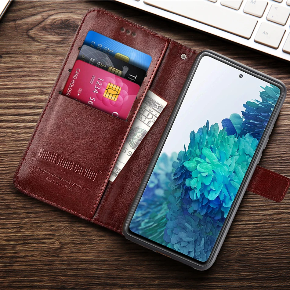 Elegant Leather Flip Wallet Case – Premium Phone Cover