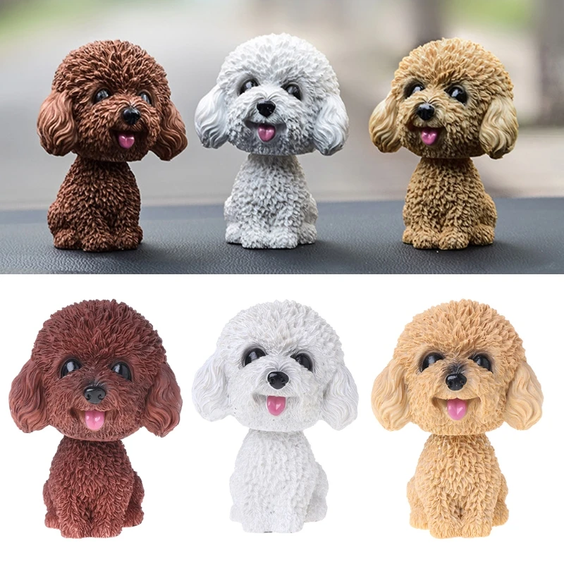 Орнамент с изображением собак мини Bobble-Head игрушки автомобиль кукла голова встряхивание автомобиля украшение интерьера LX9C