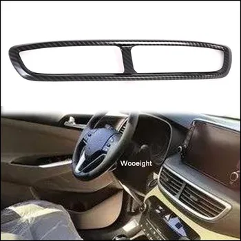 

Wooeight 1x Carbon Fiber ABS Air Outlet Vent Auto Central Console Frame Car Trim Cover Fit for Hyundai Tucson 2015-2019 2020