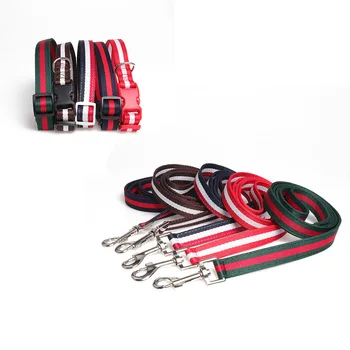 

Dog or Cat Leash Collar Set Adjustable Dog Pets Leash Collar Outdoor Walk Leash Collar Set Fashion Pet Decoration