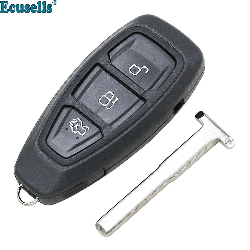 Умный корпус дистанционного ключа пустой для Ford Focus C-Max Mondeo Kuga Fiesta B-max S-max Galaxy KR55WK48801HU101