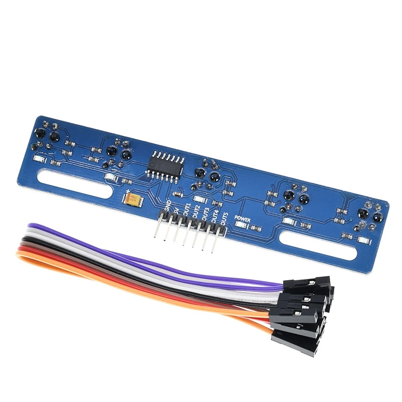 Miwaimao 5 Channel Infrared Reflective Sensor TCRT5000 Kit 5 Way//Road IR Photoelectric Switch Barrier Line Track Module