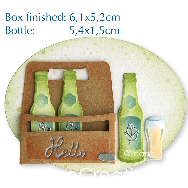Beer Metal Cutting Dies Scrapbooking Photo Album Card Paper Stencil