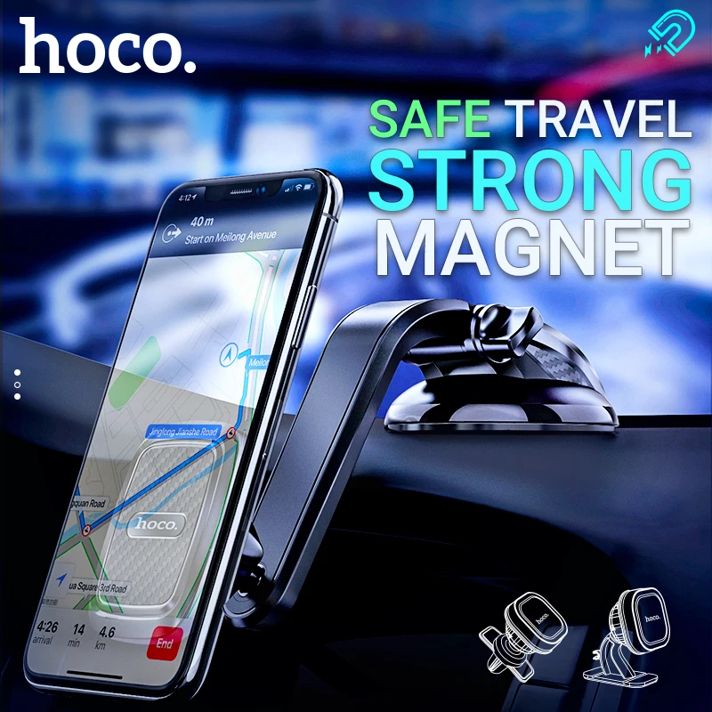 hoco магнитный держатель телефона для авто подставка в машину айфона самсунг